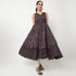 V-Neck Printed Flared Kurta