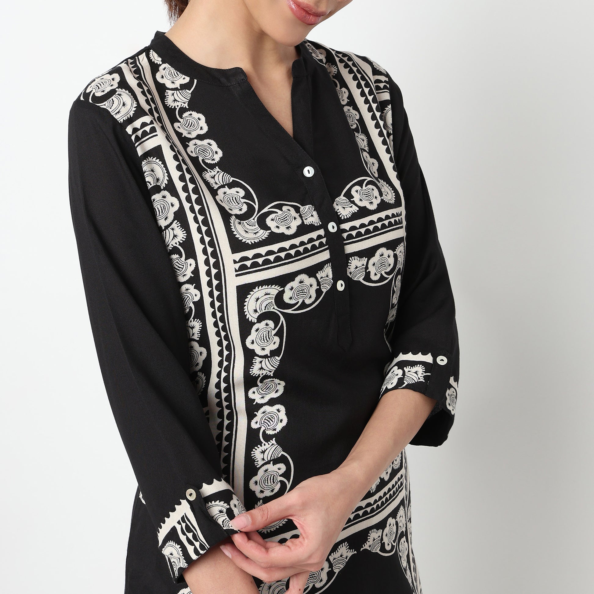 Printed Straight Kurta