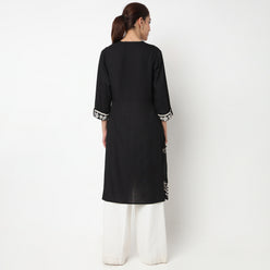 Printed Straight Kurta