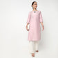 Embroidered Straight Kurta