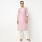 Embroidered Straight Kurta