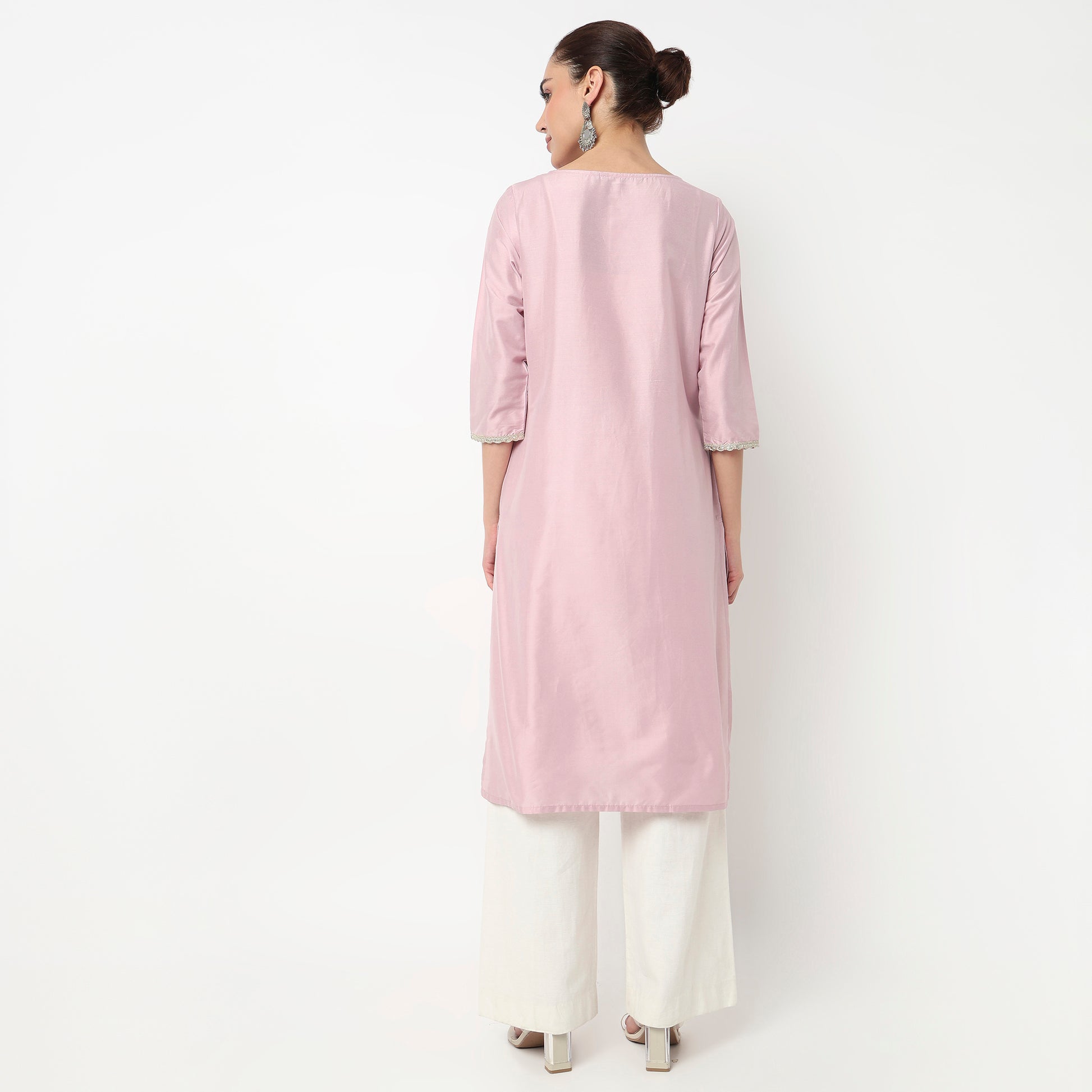 Embroidered Straight Kurta
