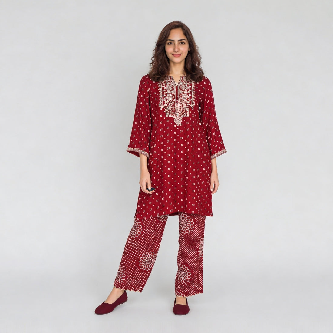 Printed Straight Kurta