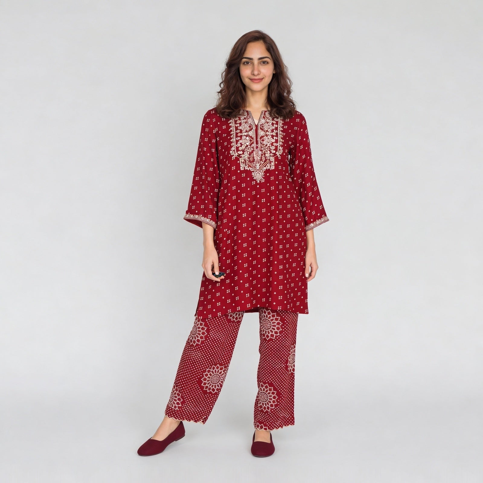 Printed Straight Kurta