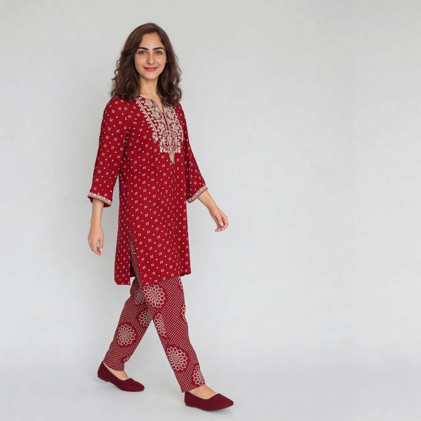 Printed Straight Kurta