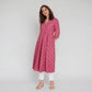 Cotton Printed Three-Fourth Sleeve Kurta