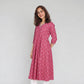 Cotton Printed Three-Fourth Sleeve Kurta