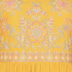 Embroidered Round Neck Kurta