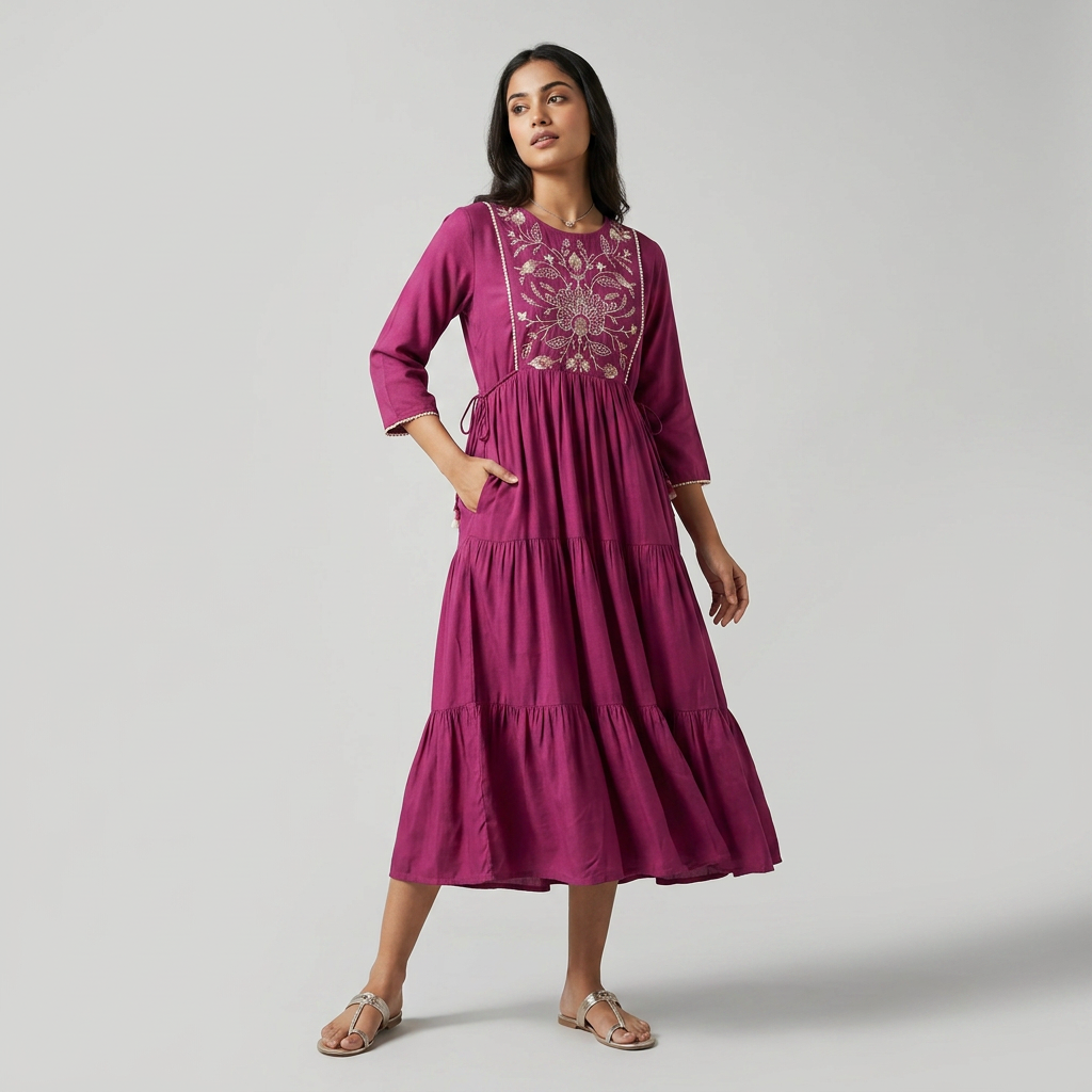 Regular Fit Solid Kurta