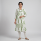 Cotton Printed V-Neck Kurta