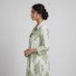 Cotton Printed V-Neck Kurta