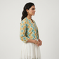Cotton Printed Tiered Dress