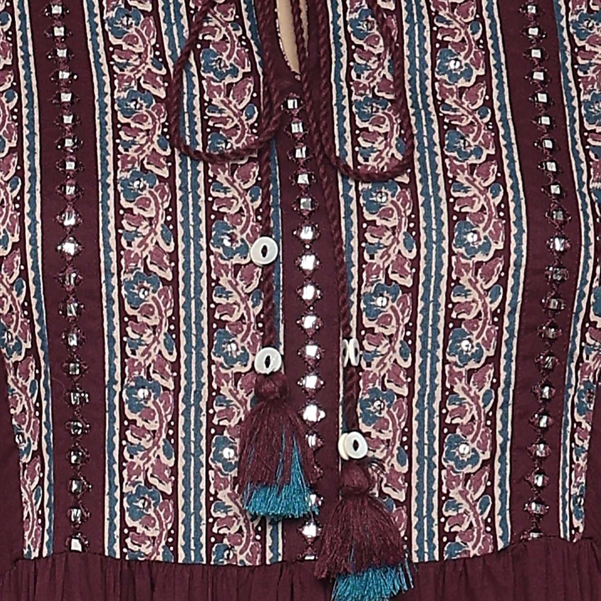 Cotton Printed Tiered Kurta