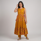 Cotton Printed Flared Kurta