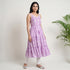 Cotton Printed V-Neck Kurta