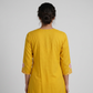 Embroidered V-Neck Flared Kurta
