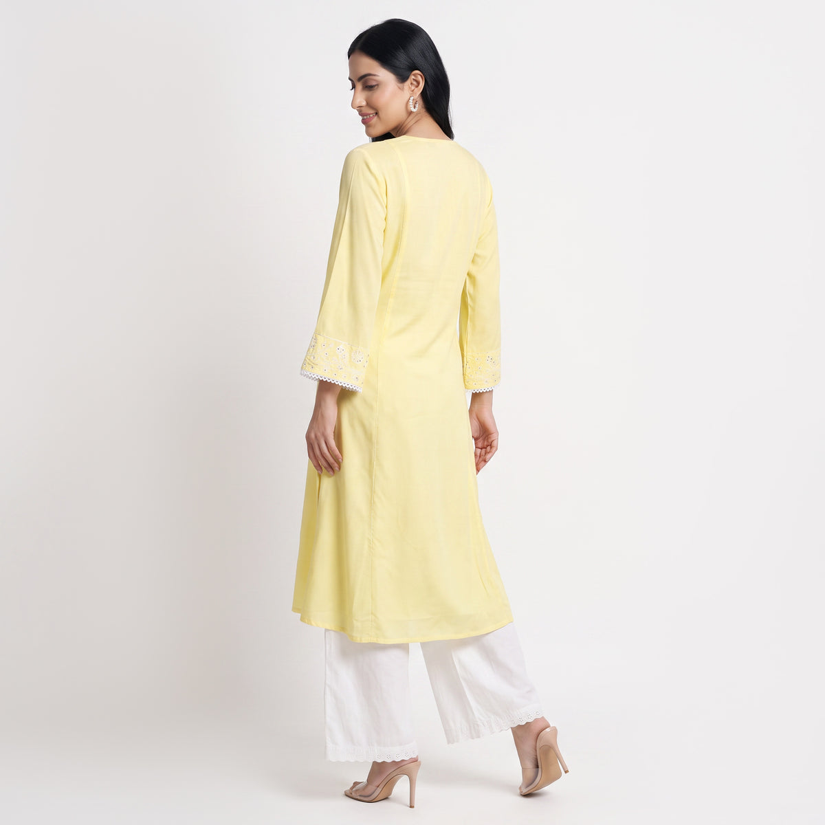 Embroidered Straight Kurta