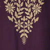 Embroidered Boat Neck Straight Kurta
