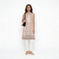 V-Neck Embroidered Kurta