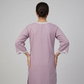 Cotton Embroidered V-Neck Kurta