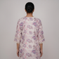 Printed V-Neck Straight Kurta