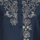 Embroidered Band Neck Kurta