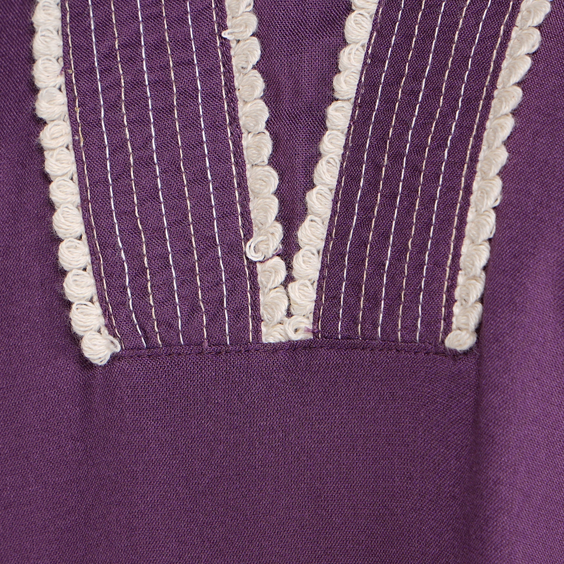 Embroidered V-Neck Straight Kurta