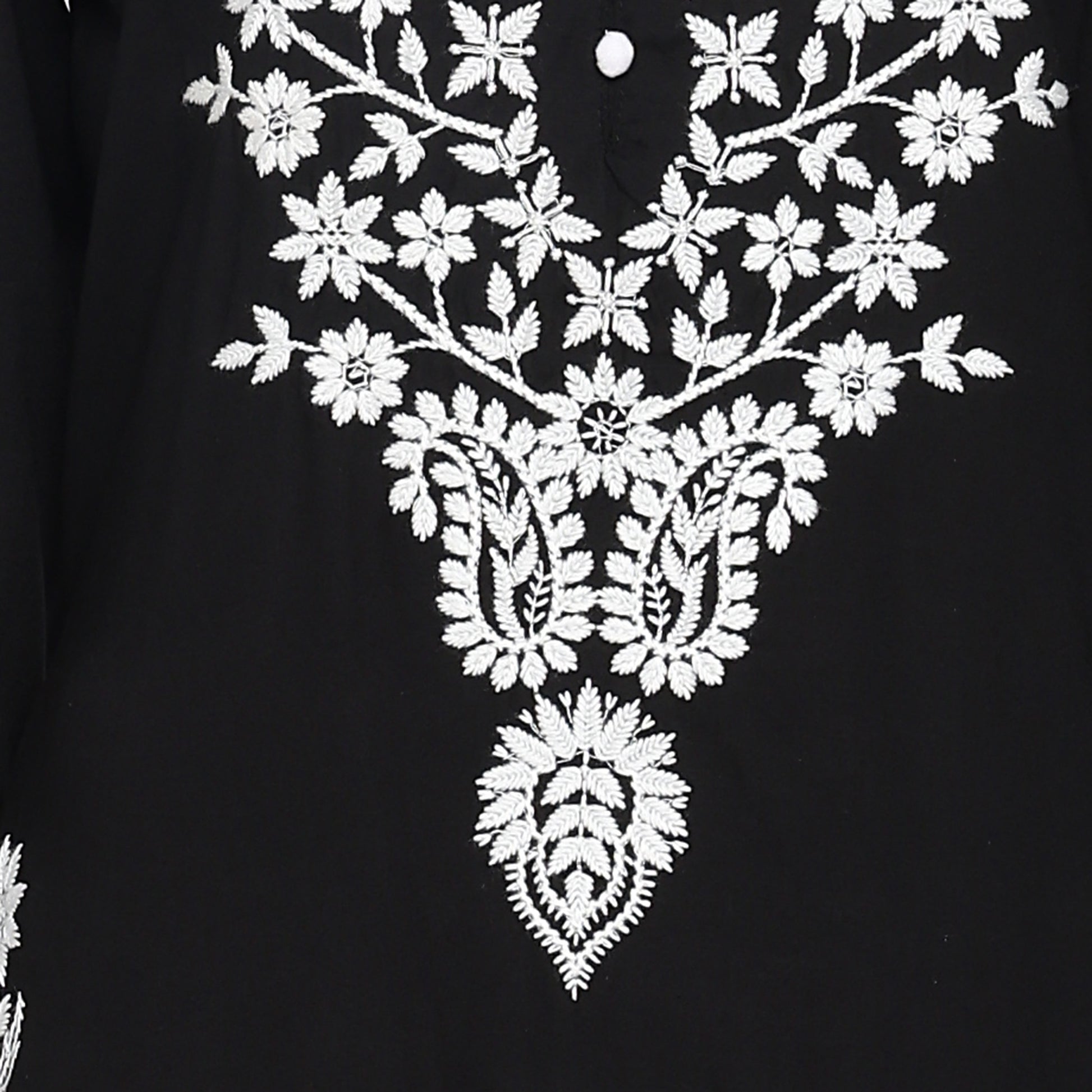 Embroidered Round Neck Kurta