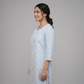 Cotton Embroidered Straight Kurta