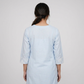 Cotton Embroidered Straight Kurta
