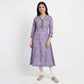 Cotton Printed V-Neck Kurta