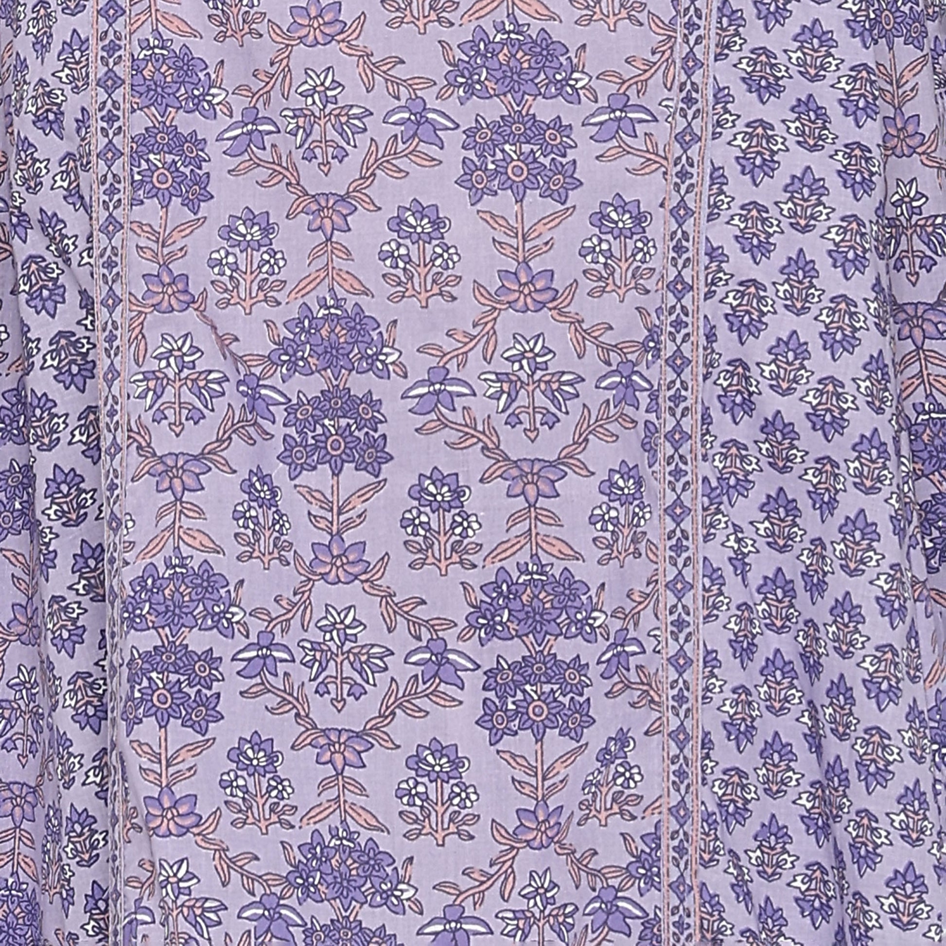 Cotton Printed V-Neck Kurta