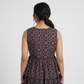 Cotton Printed V-Neck Straight Kurta