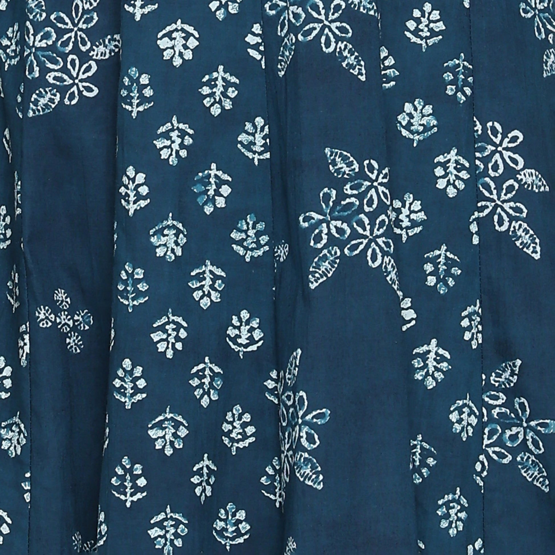 Cotton Printed V-Neck Kurta