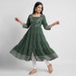 Cotton Printed Flared Kurta