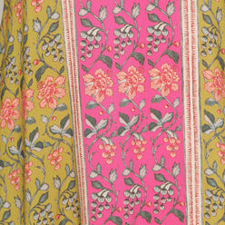 Printed Band Collar Straight Kurta