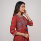 Cotton Printed Flared Dress