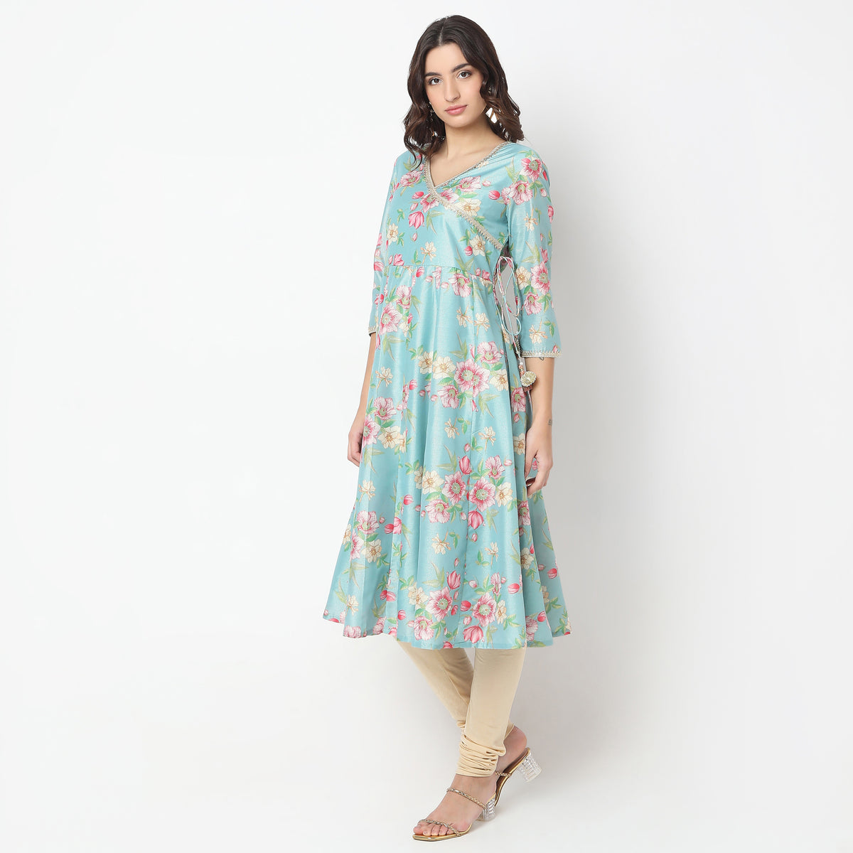 Flare Fit Printed Kurta