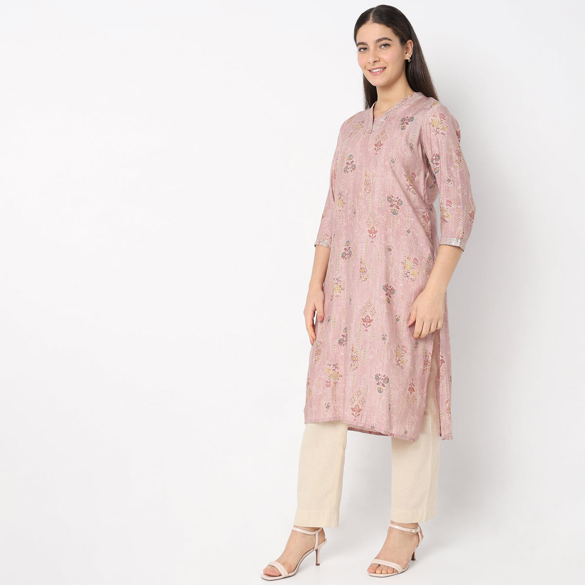 Regular Fit Printed Kurta