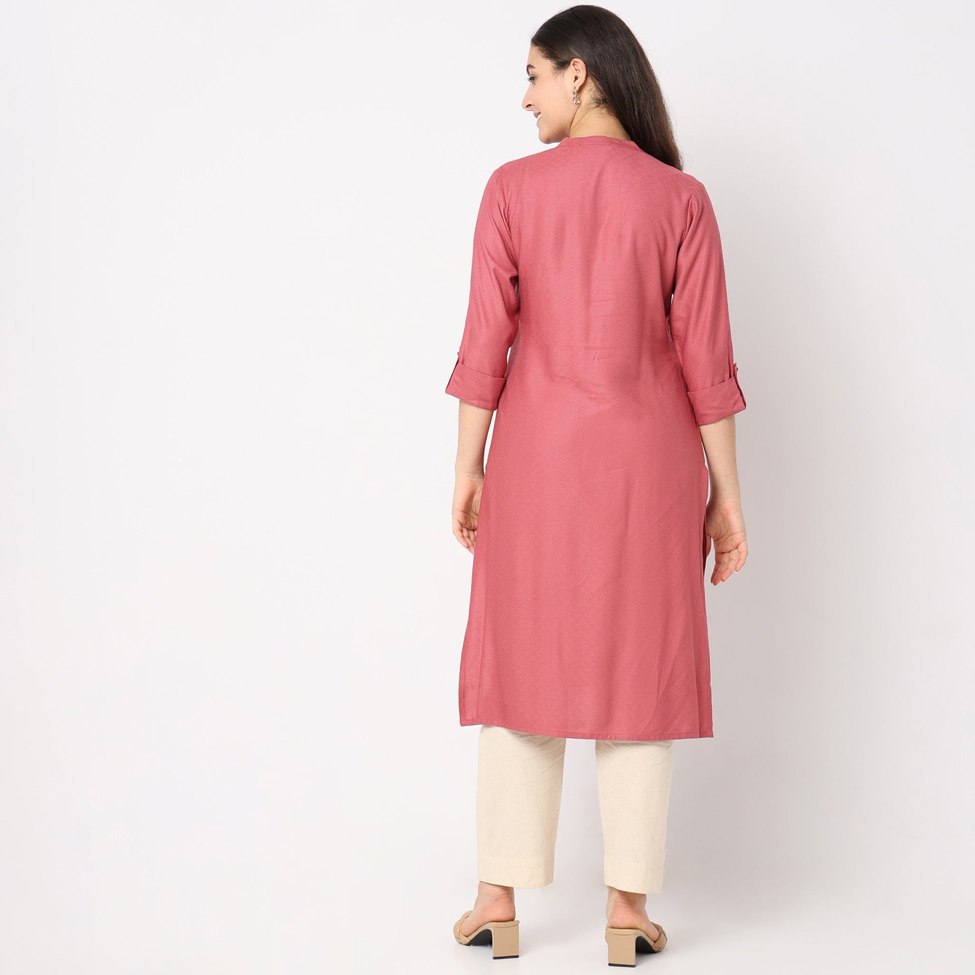 Flare Fit Printed Kurta