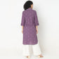 Flare Fit Embroidered Kurta
