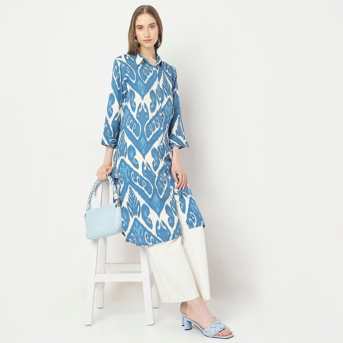 Straight Fit Printed Kurta