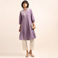 Straight Fit Embroidered Kurta