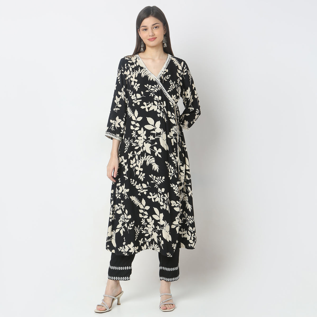 Flare Fit Printed Kurta