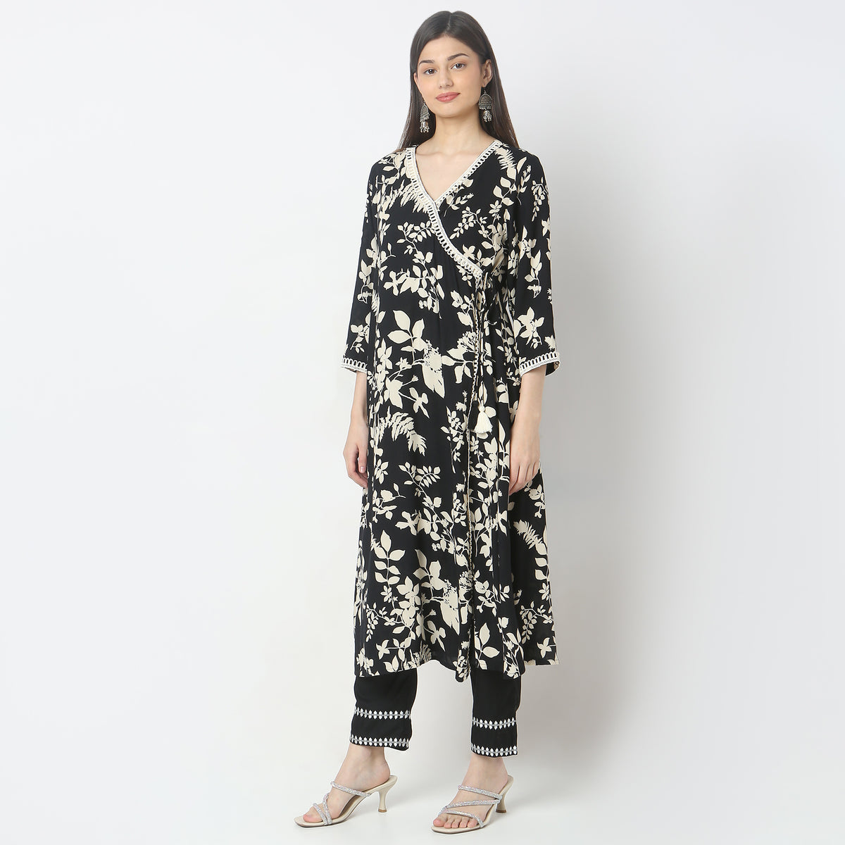 Flare Fit Printed Kurta