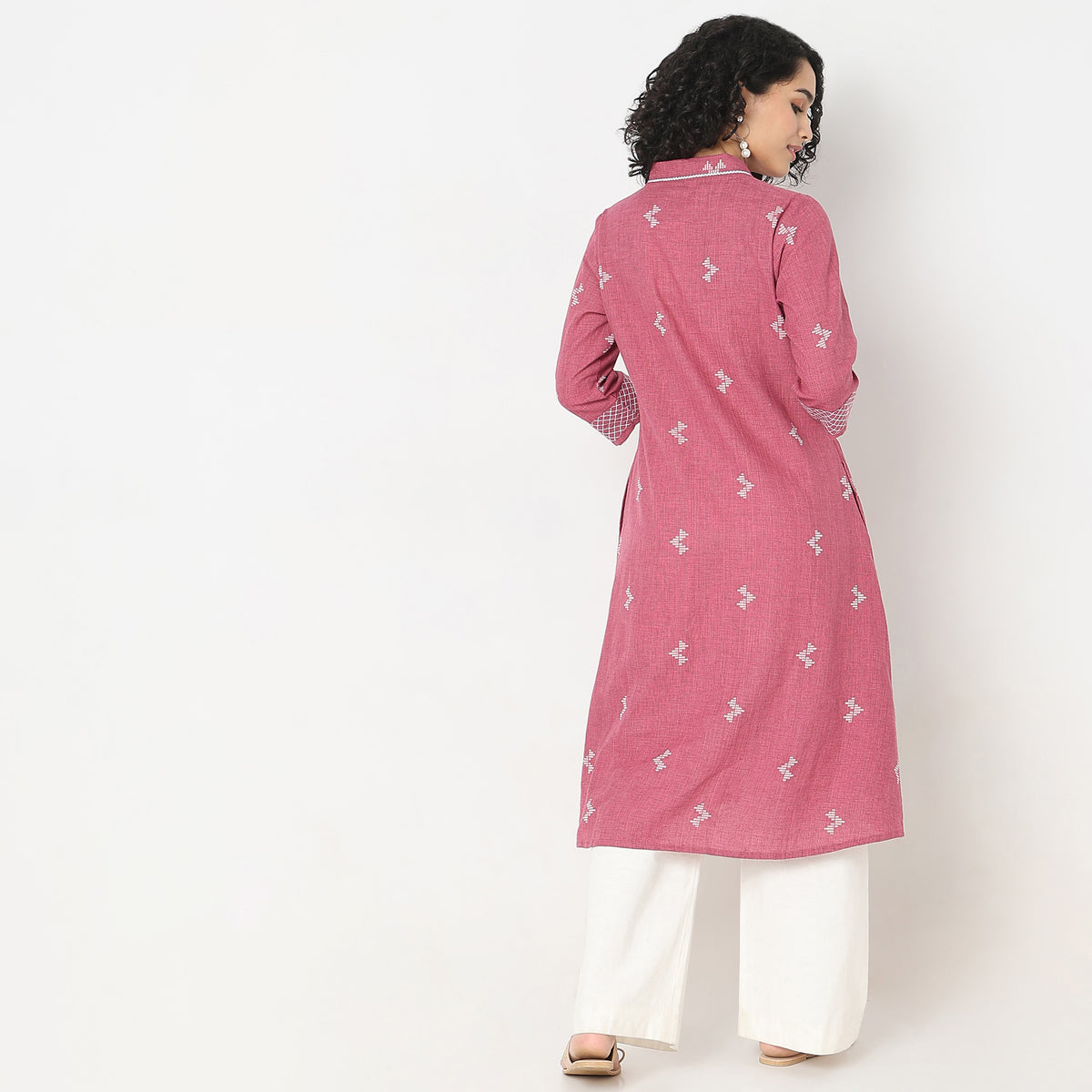 Straight Fit Printed Kurta