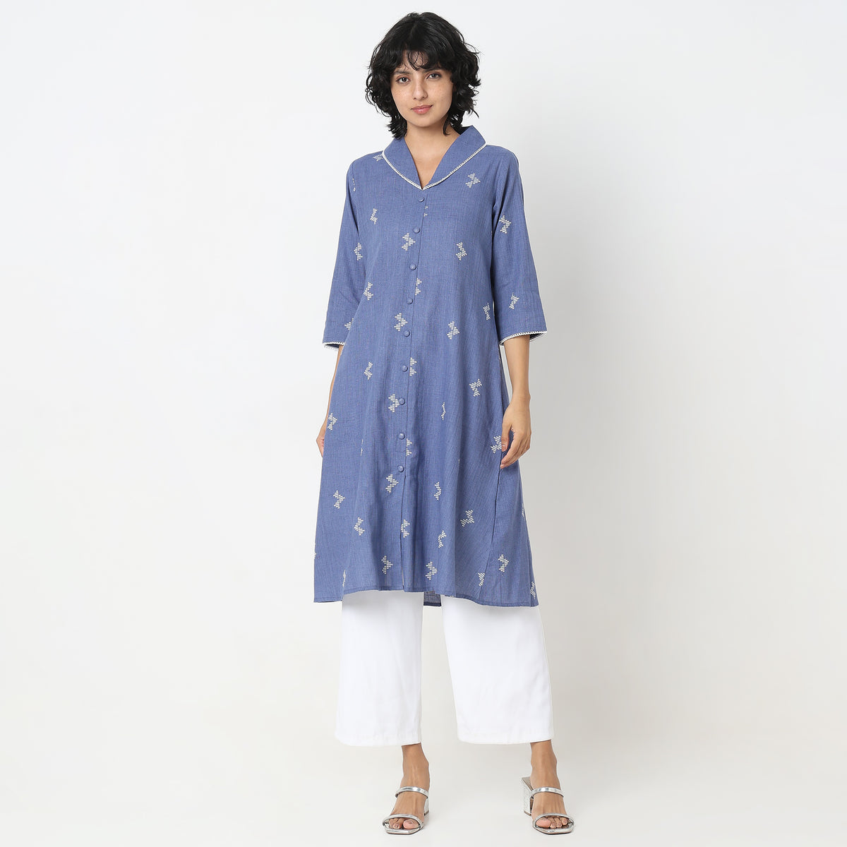 Straight Fit Printed Kurta