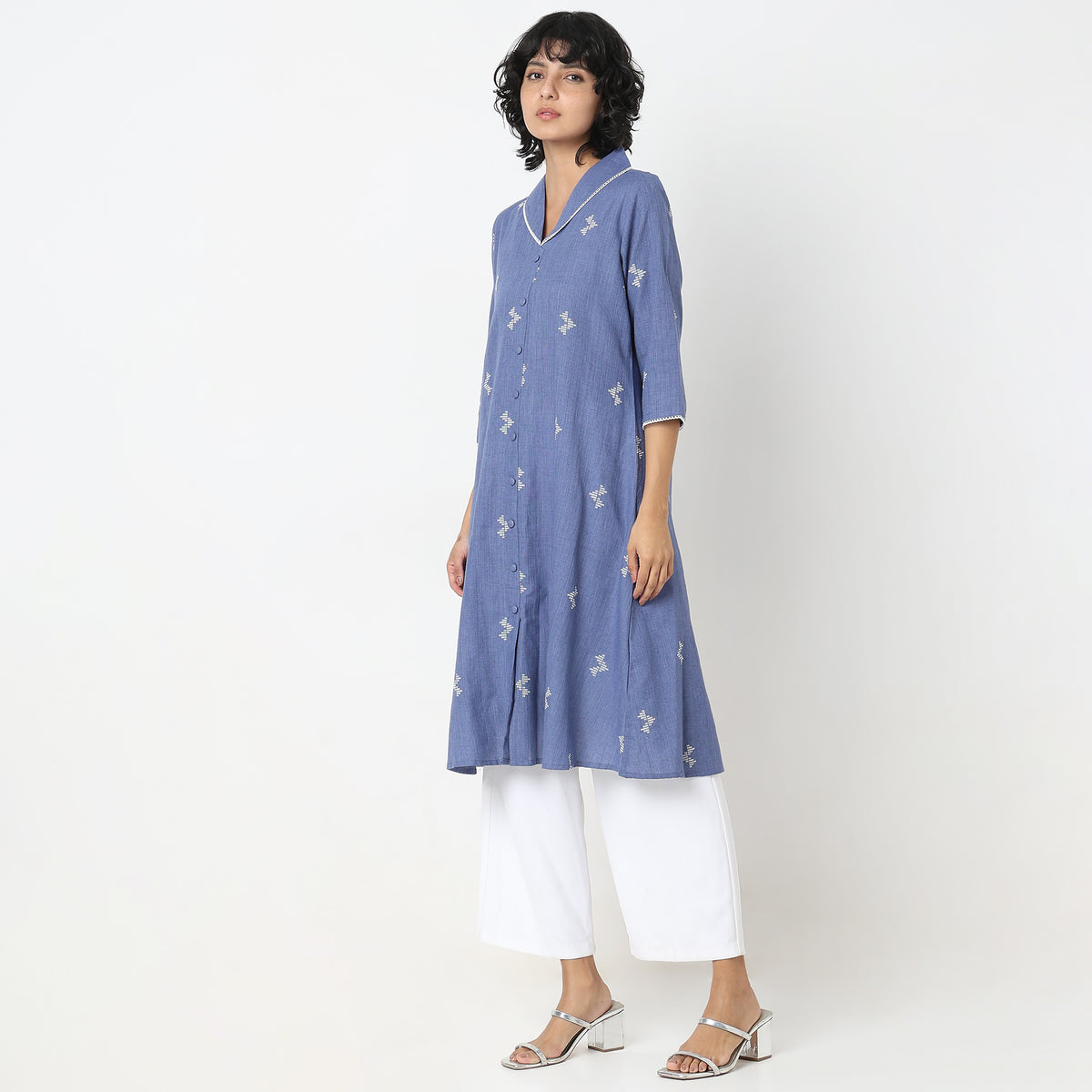 Straight Fit Printed Kurta