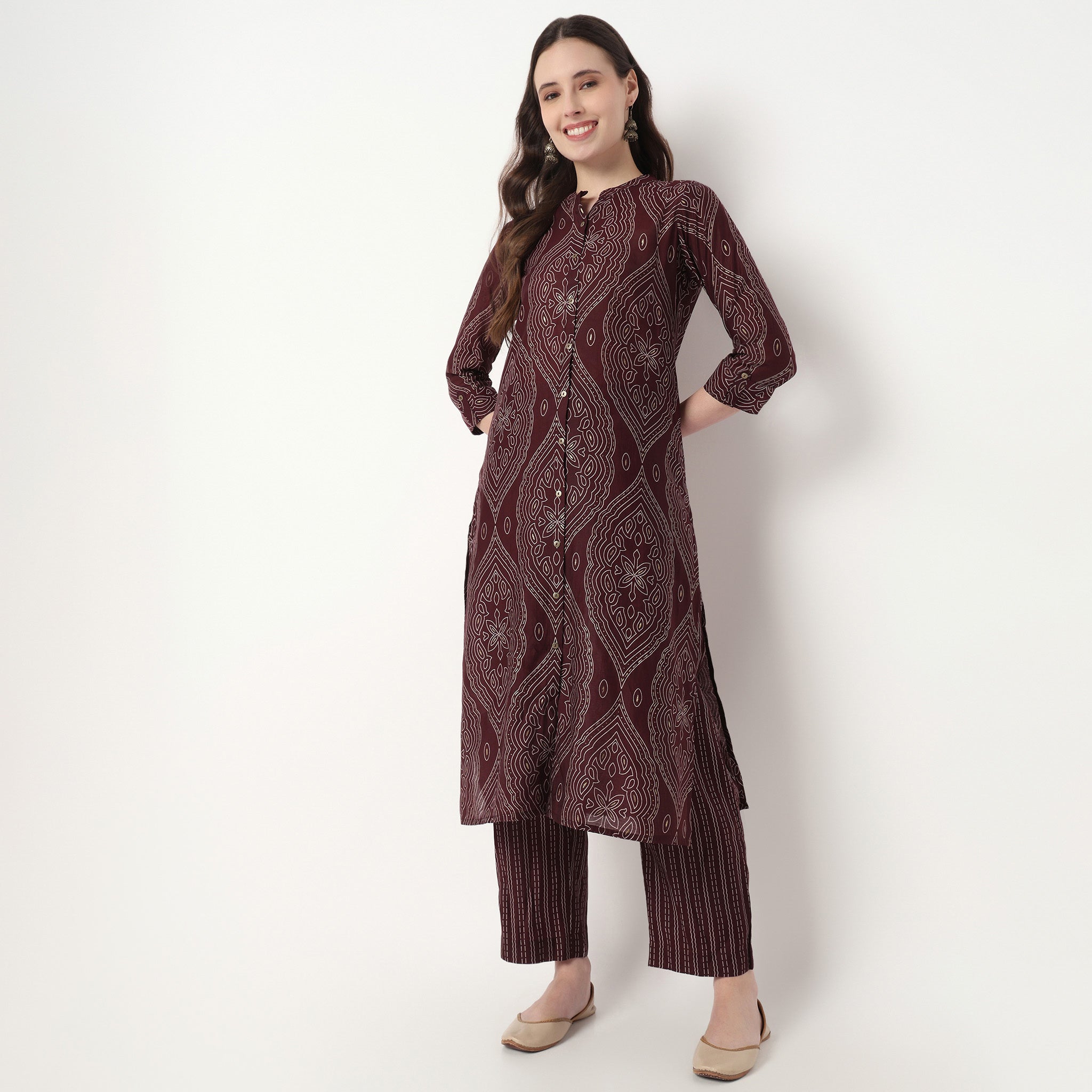 Printed Kurta with Pant Set