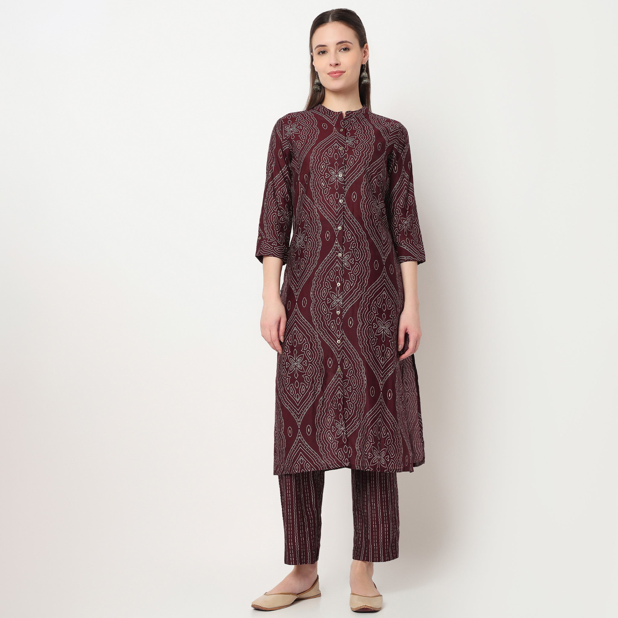 Printed Kurta with Pant Set